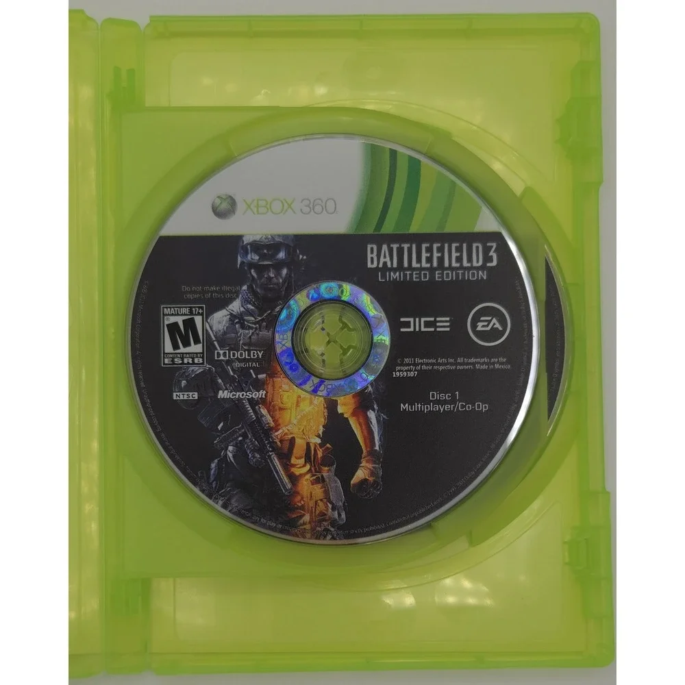 Battlefield 3 Limited Edition - Xbox 360 - 2-Disc Set & Case - Tested - EA